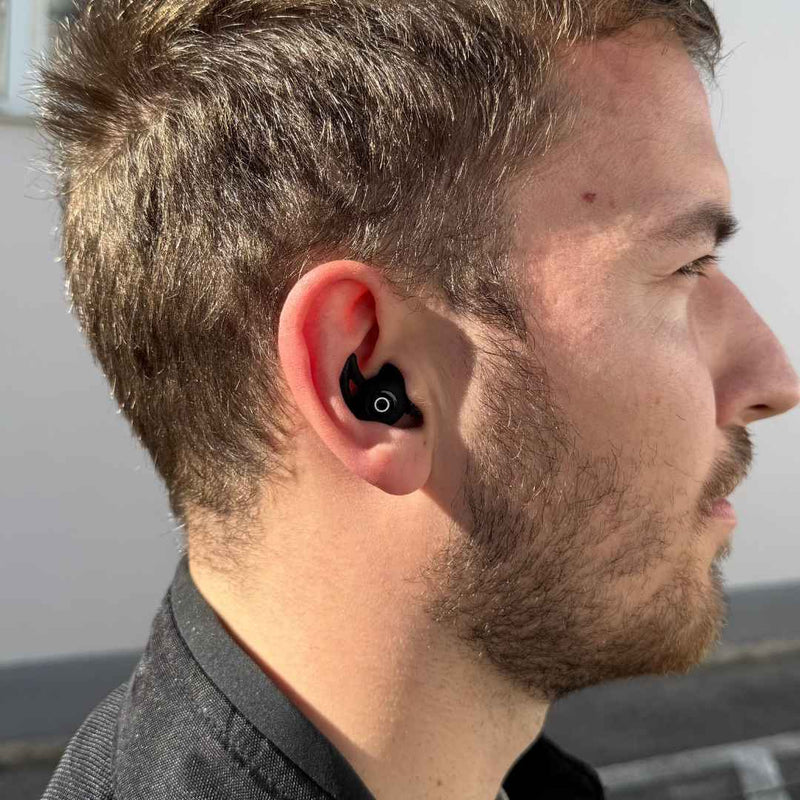 Bluetooth-In-Ear-Kopfhörer mit Silikonhülle und Ladeetui