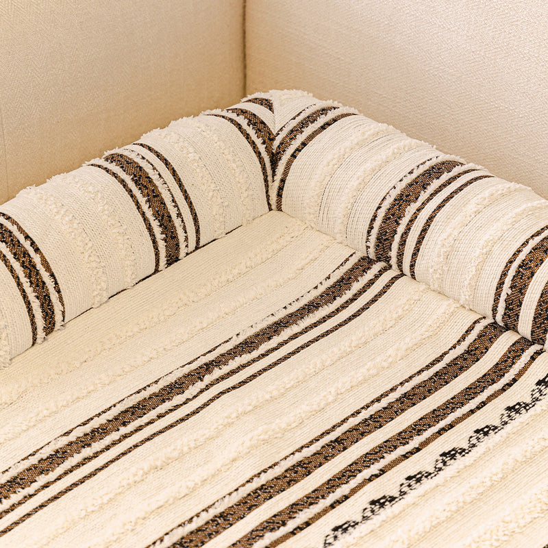 Hundematte aus Weichem Fleece mit Gepolstertem Rand für Sofas