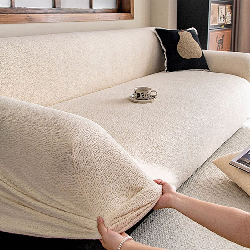 Sofahusse aus Elastischem Plüsch mit Umschließender Passform