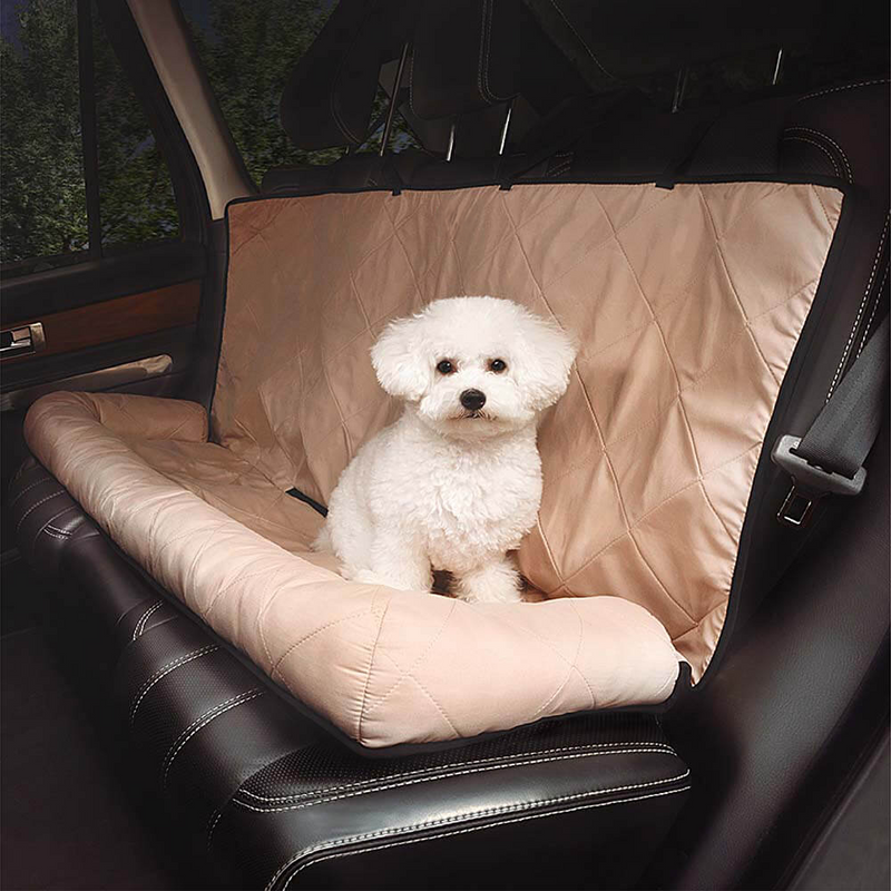 Auto-Hundebett mit Gepolstertem Rand für die Rückbank