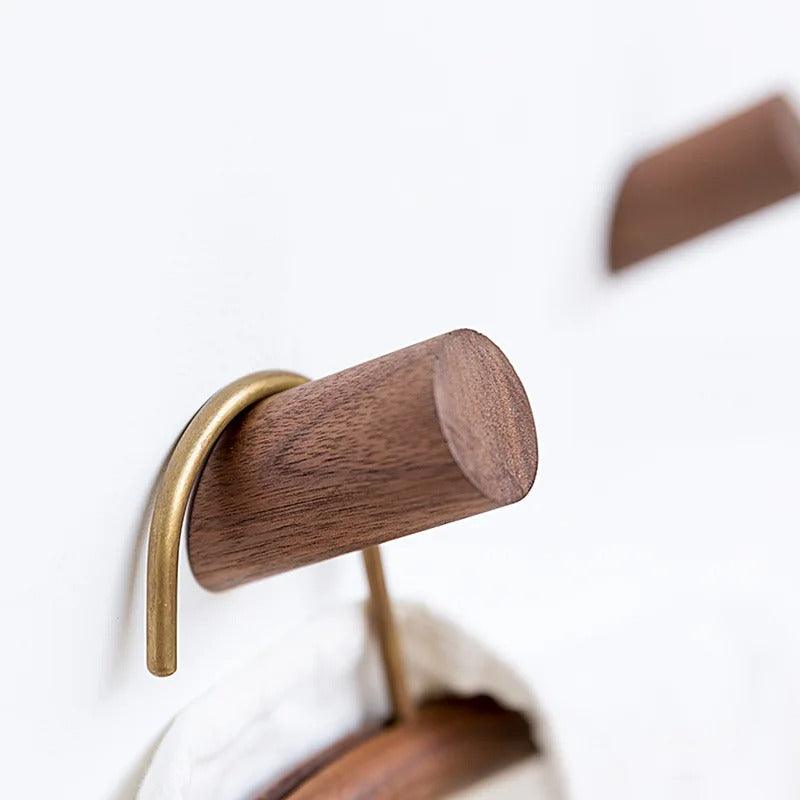 Wandhaken aus Holz in Gerader oder Gewinkelter Form