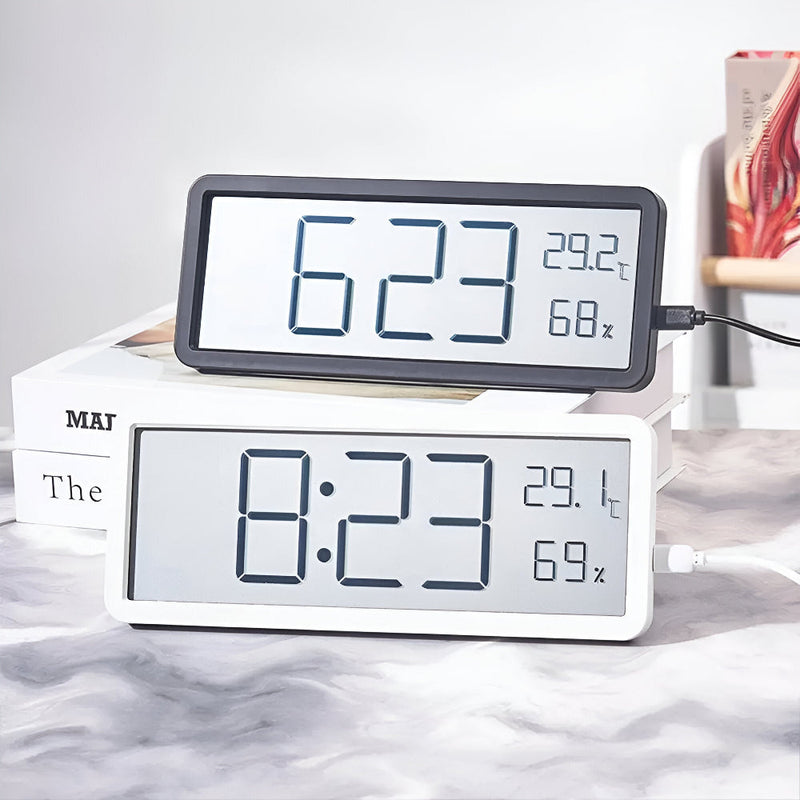Digitaluhr mit Temperatur- und Luftfeuchtigkeitsanzeige