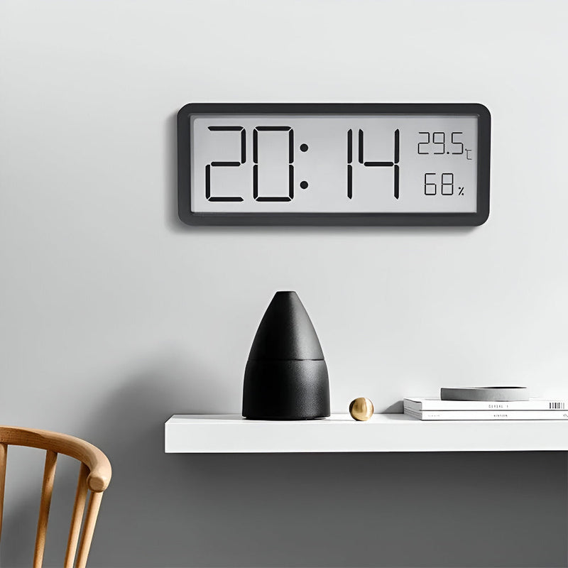 Digitaluhr mit Temperatur- und Luftfeuchtigkeitsanzeige