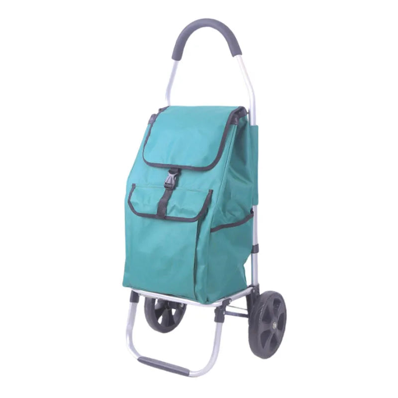Einkaufstrolley mit Faltbarem Gestell und Abnehmbarer Tasche