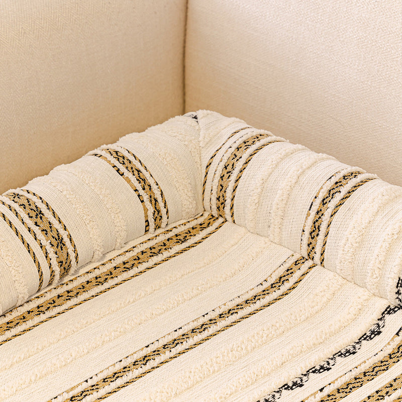 Hundematte aus Weichem Fleece mit Gepolstertem Rand für Sofas