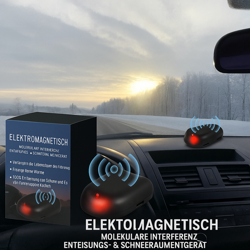 Kompaktes Auto-Enteisungsgerät für den Fahrzeuginnenraum