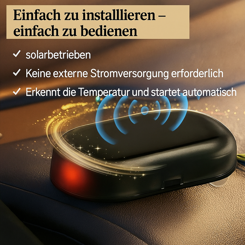 Kompaktes Auto-Enteisungsgerät für den Fahrzeuginnenraum