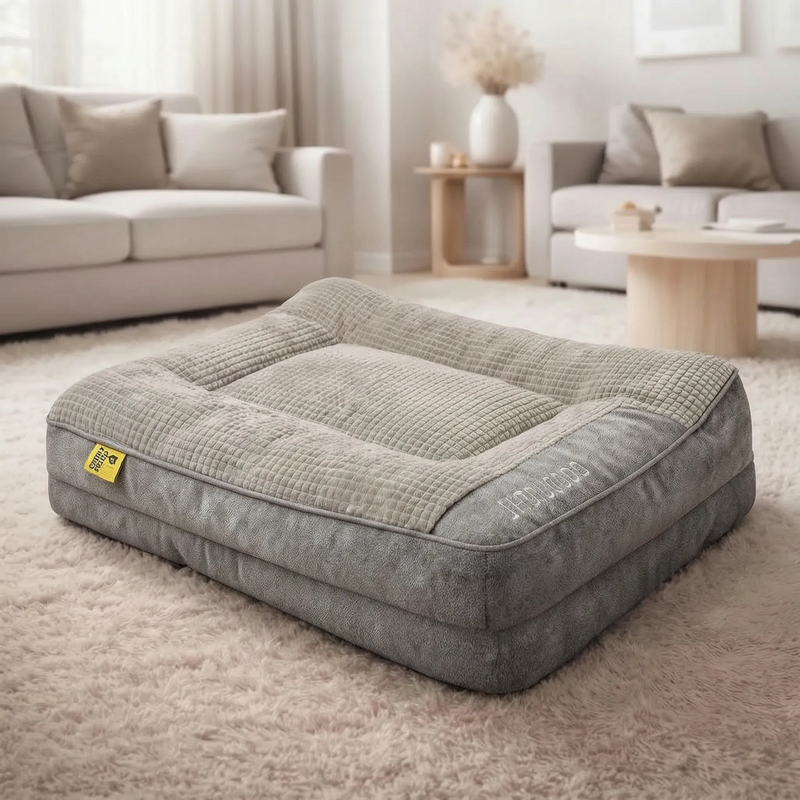 Snoozly - Orthopädisches Hundebett Mit Erhöhtem Rand