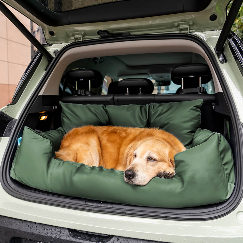 Auto-Hundebett mit Gepolstertem Rand für die Rückbank