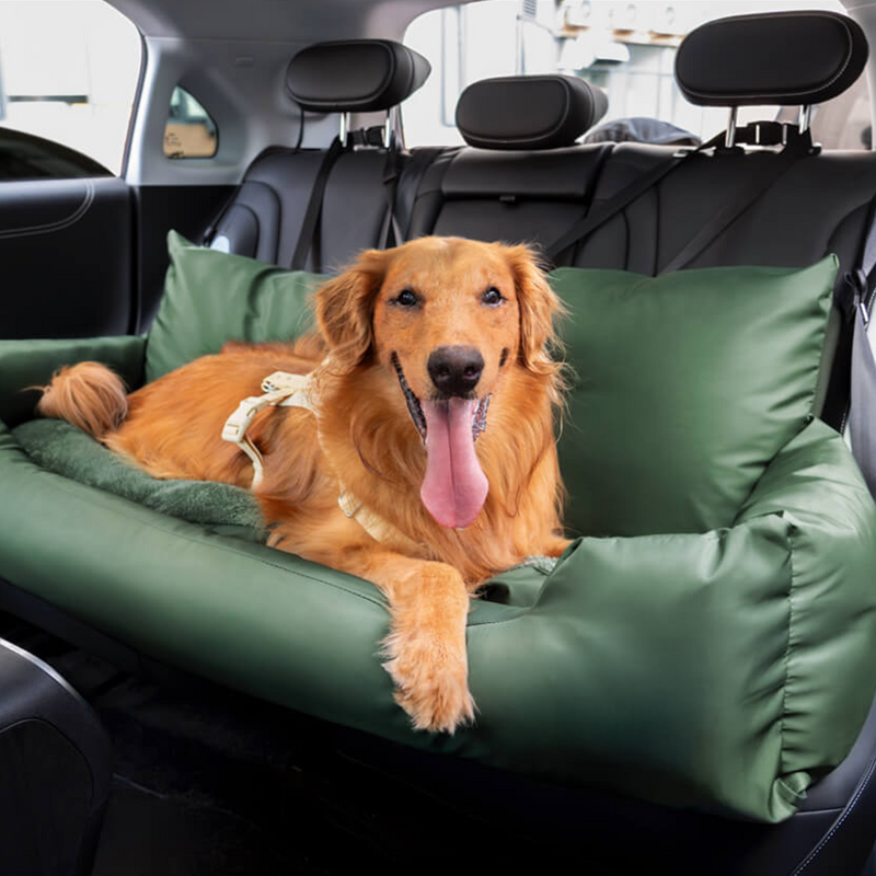 Auto-Hundebett mit Gepolstertem Rand für die Rückbank