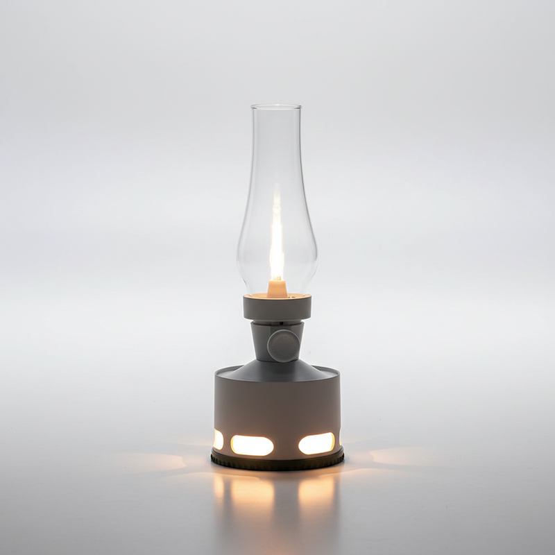 LED-Laterne im Öllampen-Stil mit Akku und USB-C
