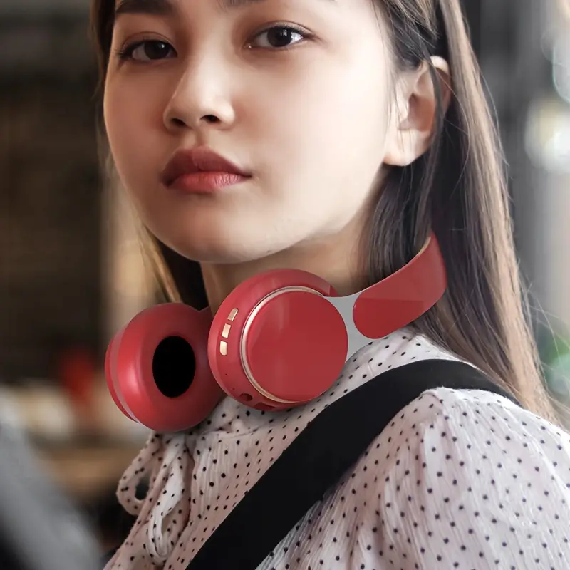 Bluetooth-Kopfhörer mit Verstellbarem Bügel und Mikrofon