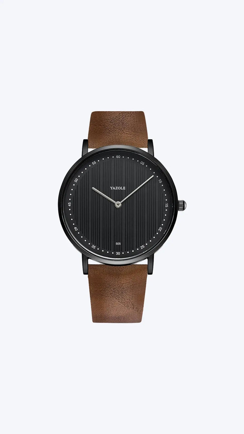 Herren-Quarzuhr mit Minimalistischem Zifferblatt und Armband